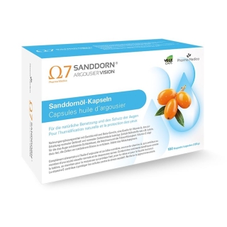 Sanddorn Argousier Vision Sea Buckthorn Oil Capsules 180 Caps