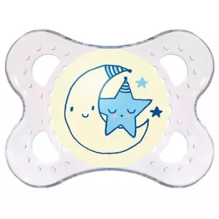 Mam Night Nuggi Sili 0-6m Spez Kol Boy 2 штуки