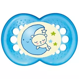 Mam Night Nuggi Sili 6-16m Spez Kol Boy 2 штуки
