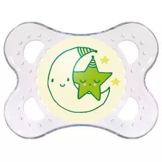 Mam Night Nuggi Sili 0-6m Spez Kol Unisex 2 штуки