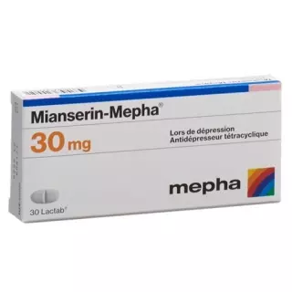 Миансерин Мефа 30 мг 30 таблеток покрытых оболочкой 