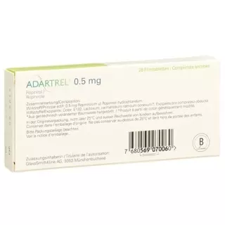 Адартрел 0,5 мг 28 таблеток покрытых оболочкой 