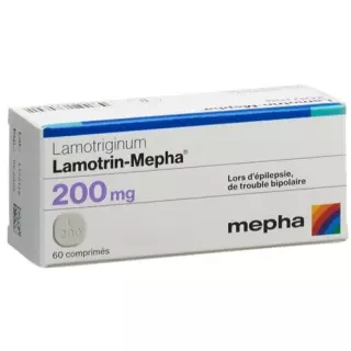 Lamotrin Mepha 200 mg 60 Disp tablets