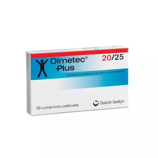 Олметек Плюс 20/25 28 таблеток покрытых оболочкой 