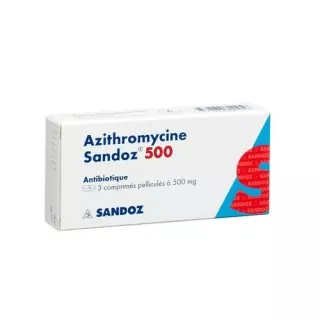 Азитромицин Сандоз 500 мг 3 таблетки покрытые оболочкой
