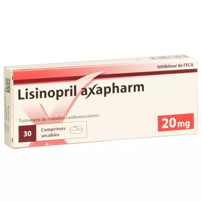 Lisinopril Axapharm 20 mg 100 tablets Lisinopril Axapharm 20 mg 100 tablets