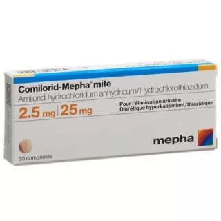 Комилорид Мефа Мите 2,5/25 мг 100 таблеток 