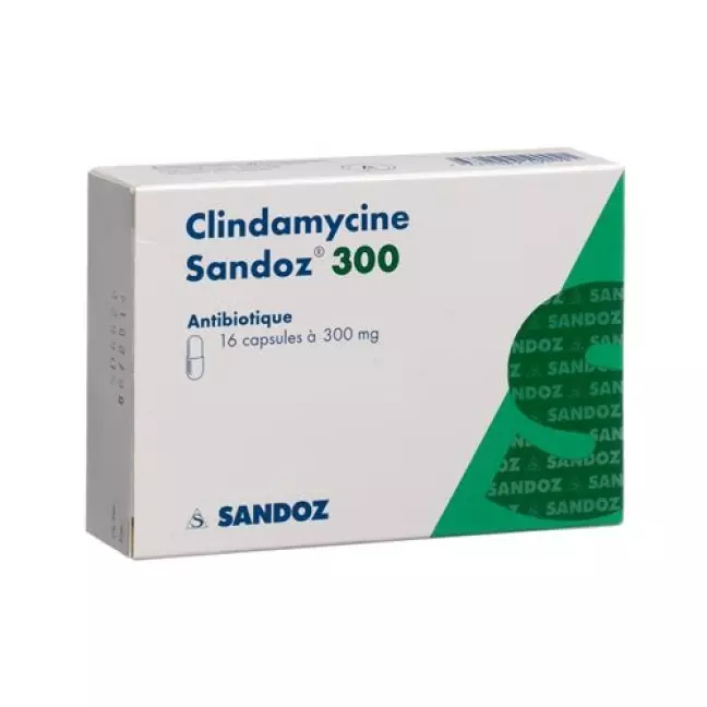 Clindamycin Sandoz 300 mg 16 Kaps Clindamycin Sandoz 300 mg 16 Kaps