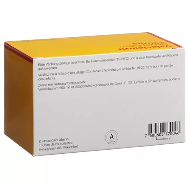VALACICLOVIR HELVEPHAR 500MG VALACICLOVIR HELVEPHAR 500MG