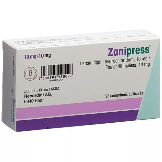 Zanipress 10/10 mg 28 filmtablets Zanipress 10/10 mg 28 filmtablets