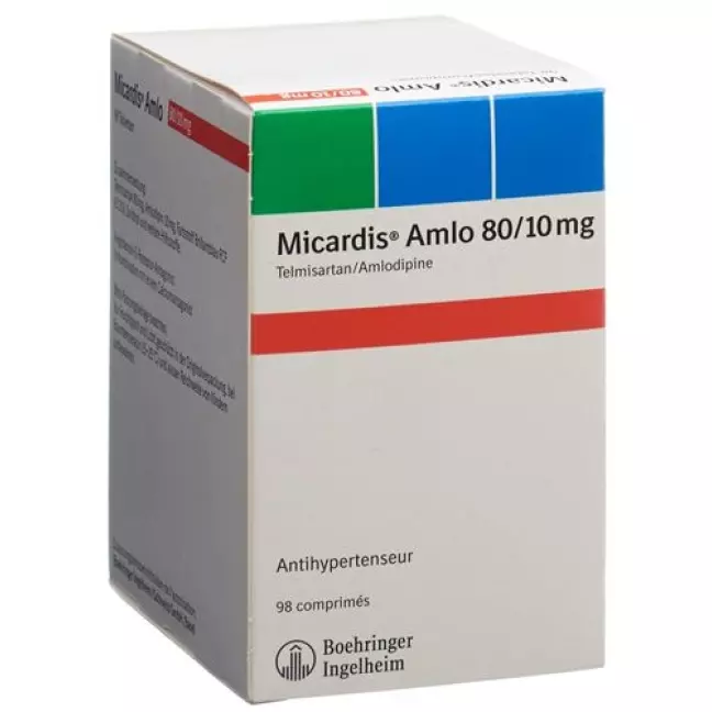 Микардис Aмлo 80/10 мг 98 таблеток