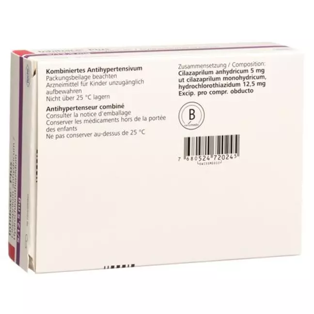 Inhibace Plus 5 mg 98 filmtablets Inhibace Plus 5 mg 98 filmtablets