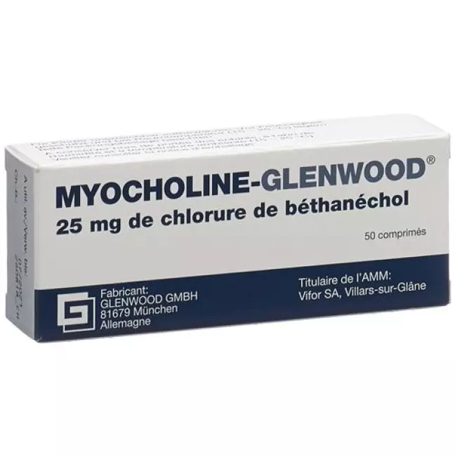Myocholine Glenwood 25 mg 50 tablets Myocholine Glenwood 25 mg 50 tablets