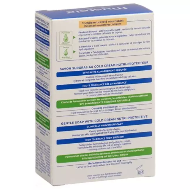 Mustela Bebe Sanfte Seife mit Cold крем 150г Mustela Bebe Sanfte Seife mit Cold крем 150г