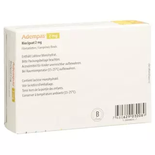Адемпас 2 мг 84 таблетки покрытые оболочкой