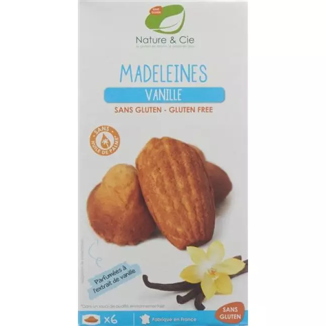 Nature&cie Madeleines Vanille Glutenfrei 6x 25г Nature&cie Madeleines Vanille Glutenfrei 6x 25г