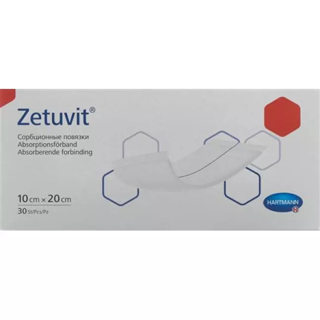Zetuvit Absorptionsverband 10x20см 30 штук Zetuvit Absorptionsverband 10x20см 30 штук