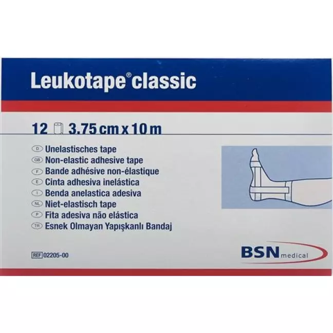 Leukotape Classic Economy 10мX3.75см Weiss 12 штук Leukotape Classic Economy 10мX3.75см Weiss 12 штук