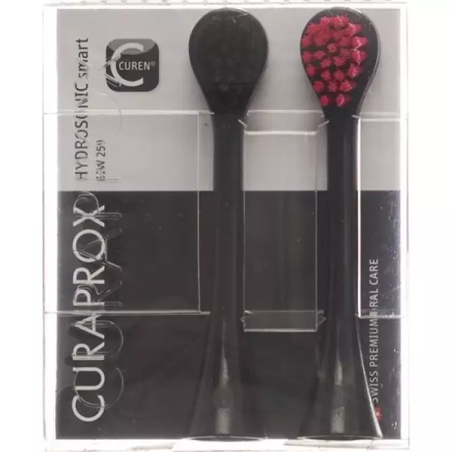 Curaprox Hydrasonic Black Is White Burstenkopf Du Curaprox Hydrasonic Black Is White Burstenkopf Du