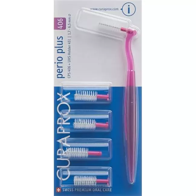 Curaprox CPS 406 Bursten+Halter Curaprox CPS 406 Bursten+Halter
