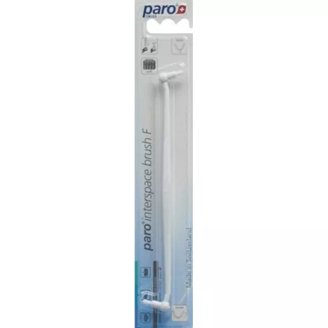Paro Interspace Burste F Halter Weiss 2 Bursten