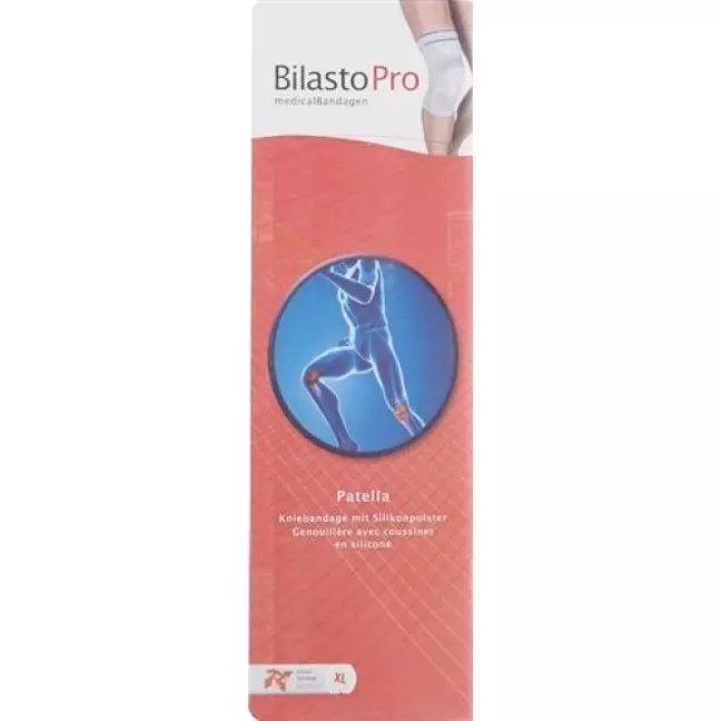 Bilasto Pro Patella Kniebandage XS Grau Bilasto Pro Patella Kniebandage XS Grau
