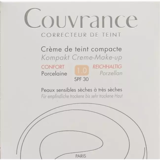 Avene Couvrance Kompakt Make-Up Porzellan 01 10г Avene Couvrance Kompakt Make-Up Porzellan 01 10г