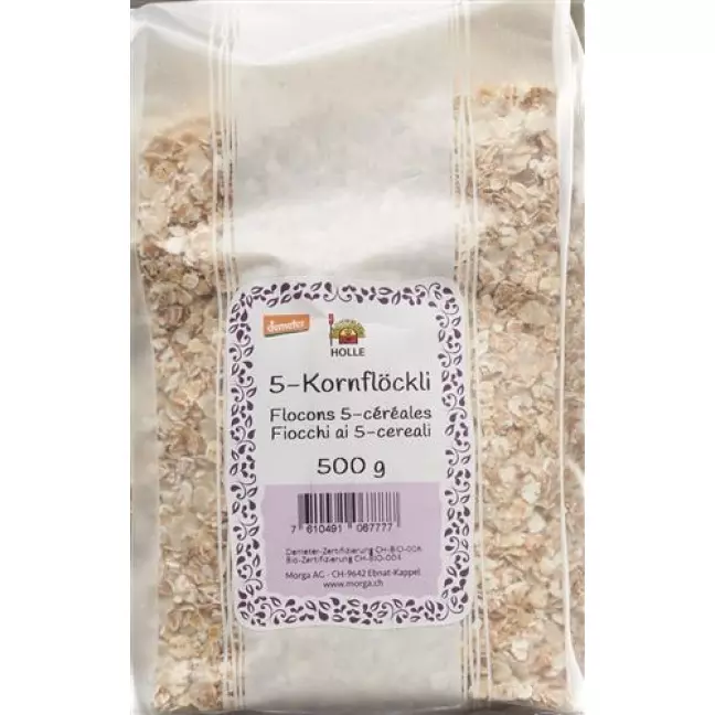 Holle 5 Kornflocken Knospe 500г Holle 5 Kornflocken Knospe 500г