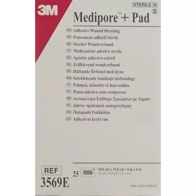 3M Medipore + Pad 10x15см / Wundkissen 5x10.5см 25 штук 3M Medipore + Pad 10x15см / Wundkissen 5x10.5см 25 штук