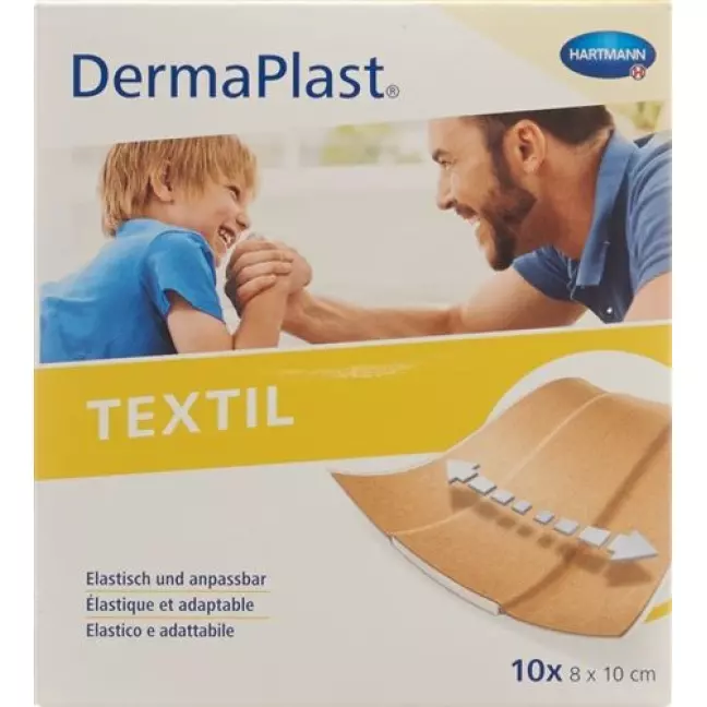 Dermaplast Textil 8смx10см 10 пластырей Dermaplast Textil 8смx10см 10 пластырей