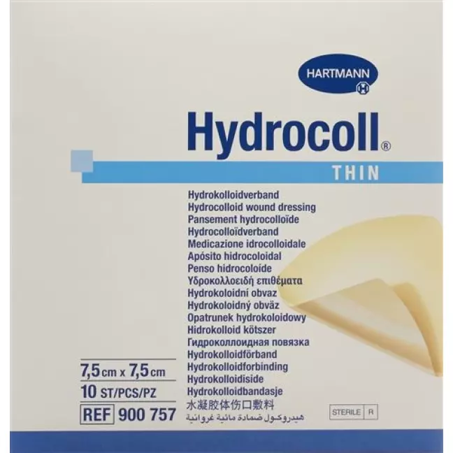 Hydrocoll Thin Hydrocolloid Verb 7.5x7.5см 10 штук Hydrocoll Thin Hydrocolloid Verb 7.5x7.5см 10 штук