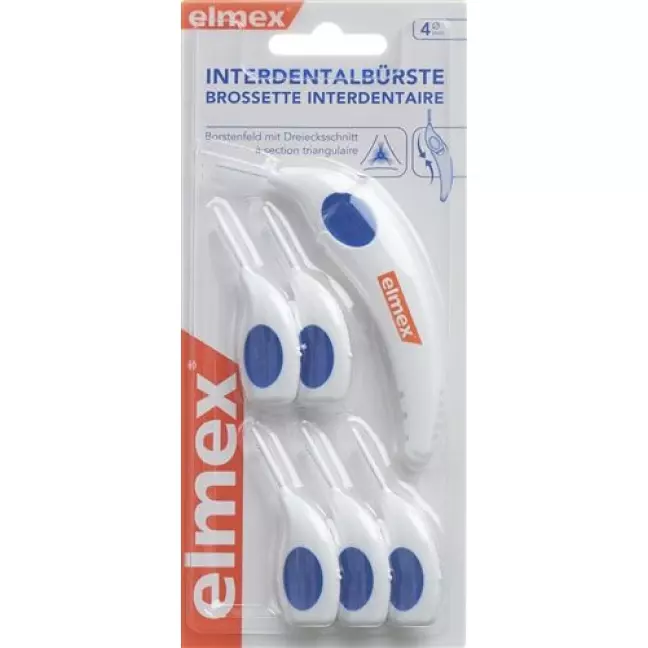 Elmex Interdentalburste 4мм mit Halter 6 штук Elmex Interdentalburste 4мм mit Halter 6 штук