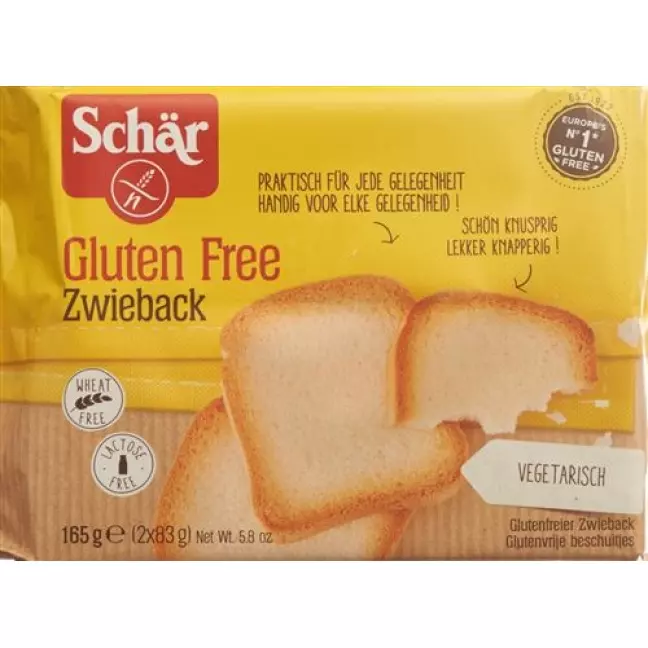 SCHAER ZWIEBACK GLUTENFREI SCHAER ZWIEBACK GLUTENFREI
