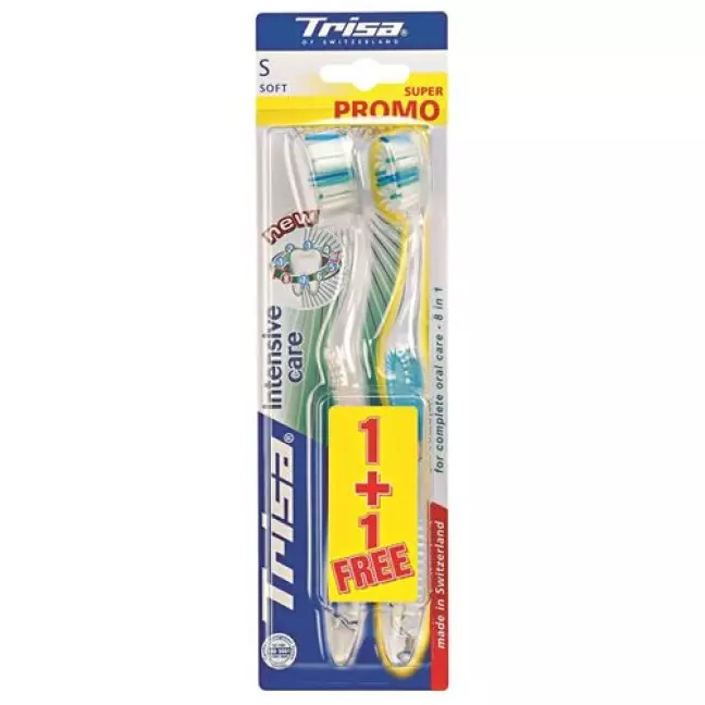 Trisa Intensive Care зубная щётка Soft Duo 2 штуки Trisa Intensive Care зубная щётка Soft Duo 2 штуки