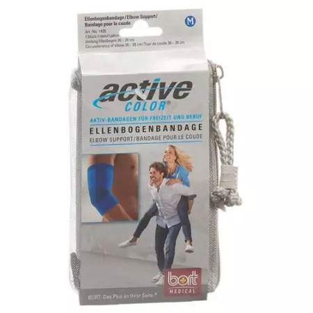 Bort Aktive Color Ellenbogenbandage размер L +28см Blau Bort Aktive Color Ellenbogenbandage размер L +28см Blau