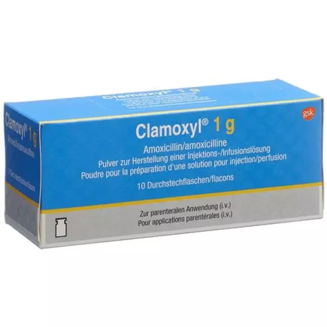 CLAMOXYL INJ LSG 1G I.M/I.V ST CLAMOXYL INJ LSG 1G I.M/I.V ST