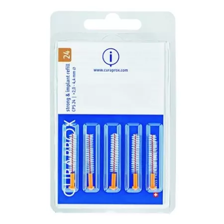 Curaprox CPS 24 Implantatbursten Orange 5 штук Curaprox CPS 24 Implantatbursten Orange 5 штук