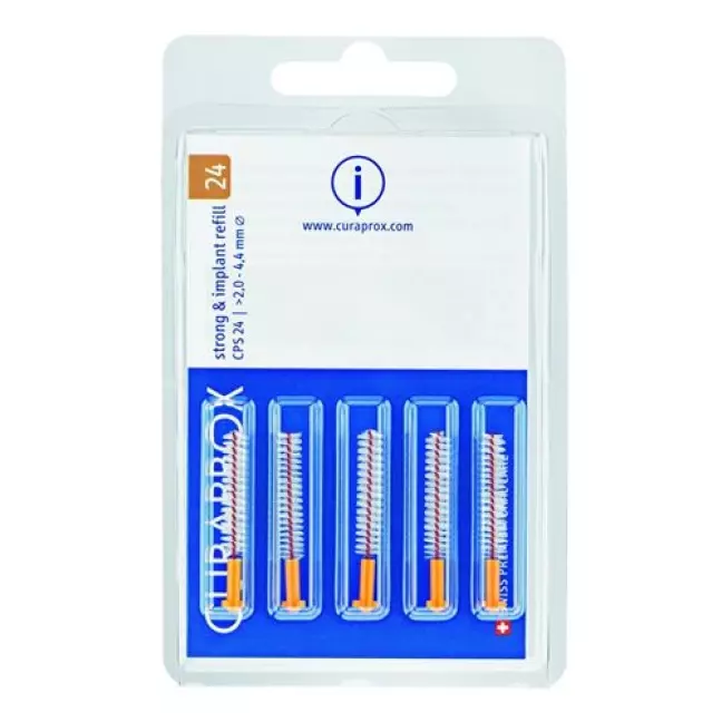 Curaprox CPS 24 Implantatbursten Orange 5 штук Curaprox CPS 24 Implantatbursten Orange 5 штук