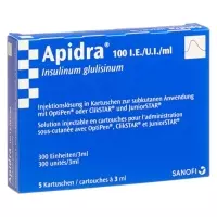 Apidra Clikstar Optipen 5 Ampullen je 3 ml