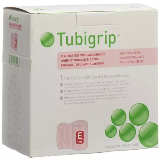 Tubigrip Schlauchbandage E телесный цвет 1мX8.75см Tubigrip Schlauchbandage E телесный цвет 1мX8.75см