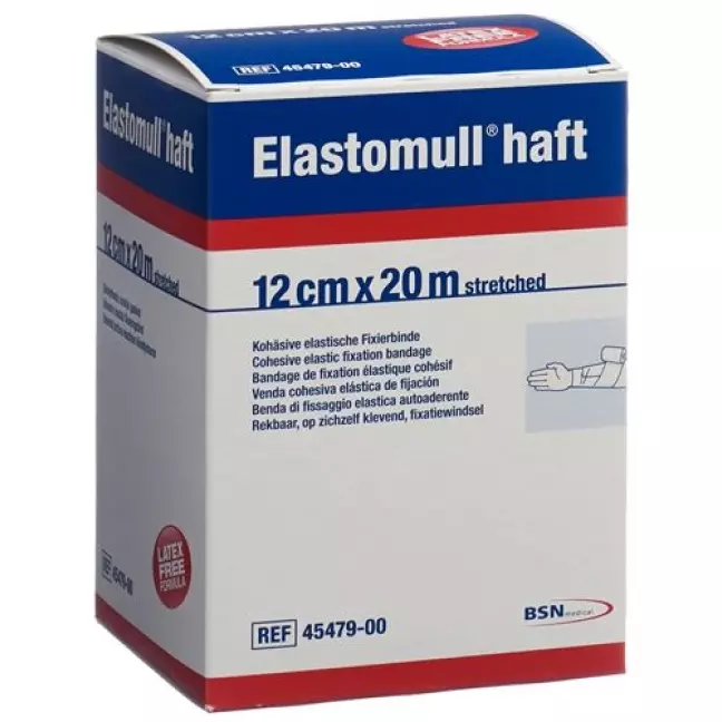 Elastomull Haft марлевый бинт Weiss 20мX12см рулон Elastomull Haft марлевый бинт Weiss 20мX12см рулон