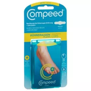 Compeed Huhneraugenpflaster mit Salicylsaure Medium 6 штук