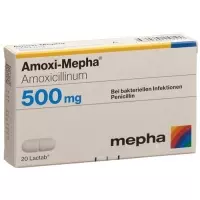 Amoxi Mepha 500 mg 20 Lactabs