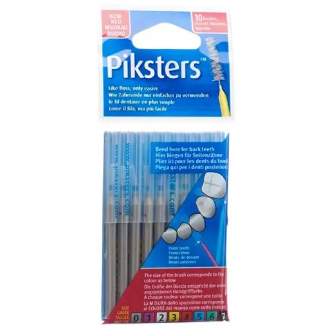 Piksters Interdentalburstchen размер 0 10 штук Piksters Interdentalburstchen размер 0 10 штук
