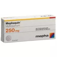 Мефахин (мефлохин) 250 мг 8 таблеток покрытых оболочкой 