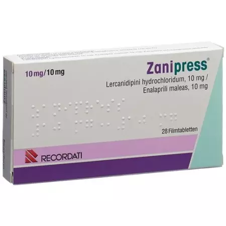 Zanipress 10/10 mg 28 filmtablets Zanipress 10/10 mg 28 filmtablets