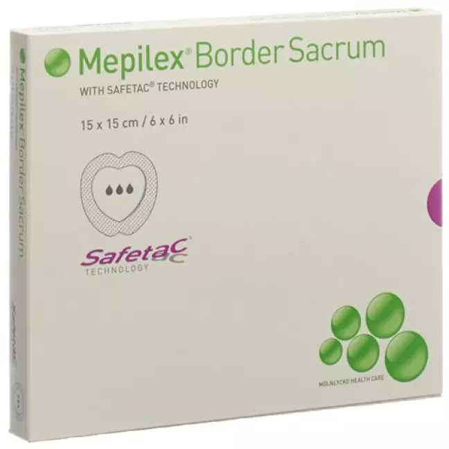 Mepilex Border Schaumverband 15x15см Sacrum 5 штук Mepilex Border Schaumverband 15x15см Sacrum 5 штук
