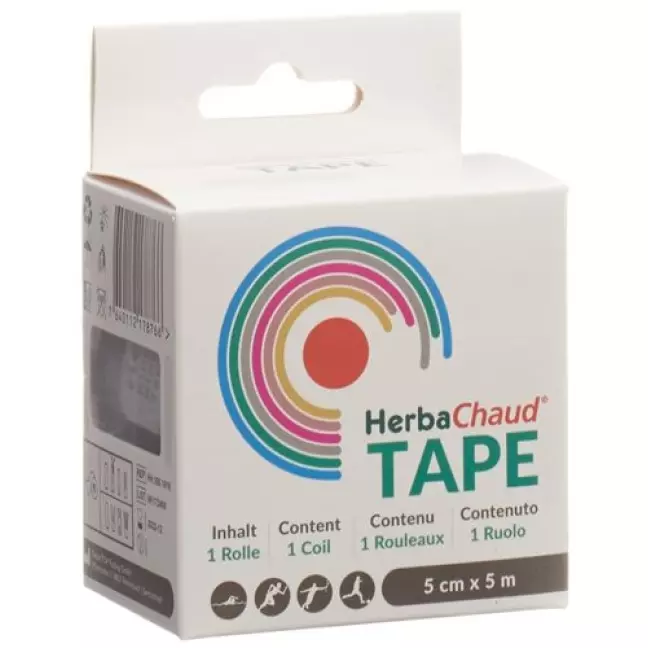 Herbachaud Tape 5смx5m Schwarz Herbachaud Tape 5смx5m Schwarz