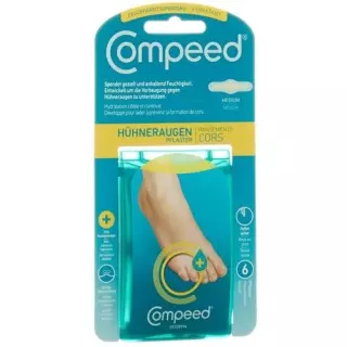 Compeed Huehneraugenpflaster M Feuchtigkeitss 6 штук
