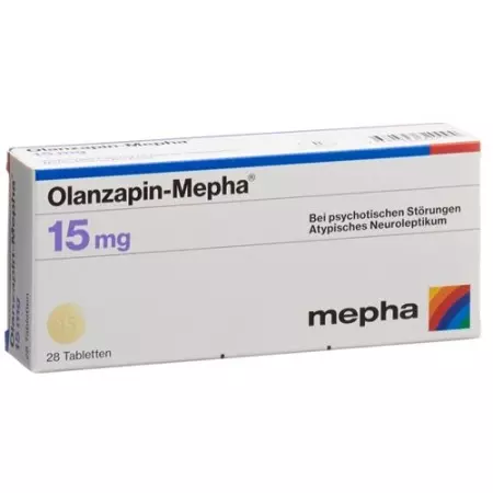 Оланзапин Мефа 15 мг 28 таблеток
